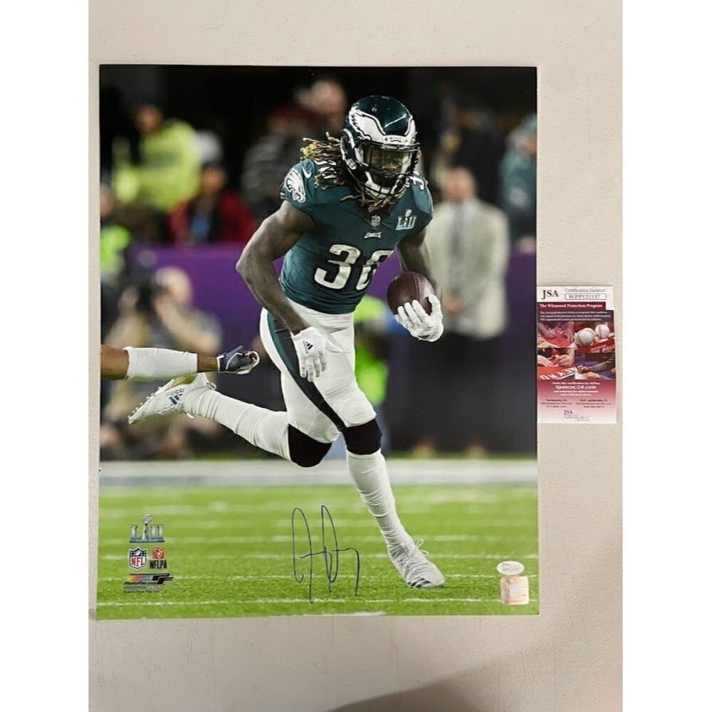 Jay Ajayi signed autographed Philadelphia Eagles SBLII 16x20 photo JSA